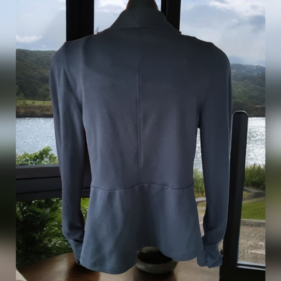 Focus 2000 Black Blazer Jacket With Front Tie - Picture 4 of 6